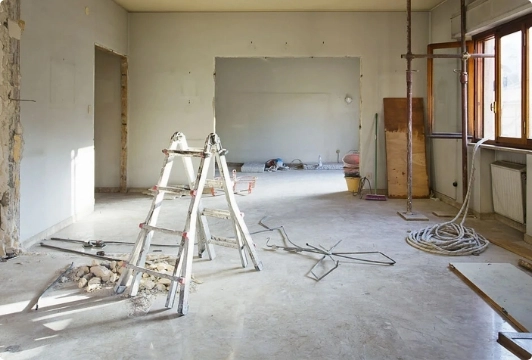 LibertydotHome Produkt gewerbliche Sanierung. Zu sehen ist die Sanierung eines Gewerbes