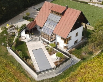 Drohnenfoto von Revitalisierungsprojekt Libertydothome