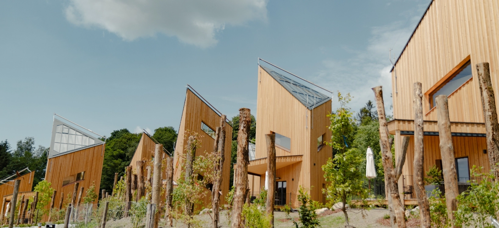 Skyline der Sternenhimmel Chalets im Ikuna Naturressort